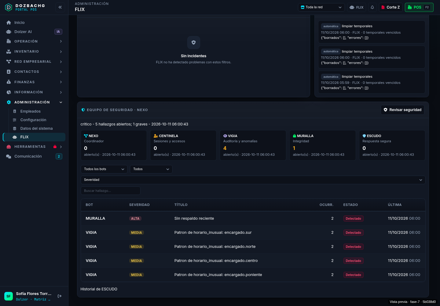 Herramientas de seguridad de DozBachg